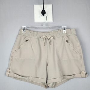 Tangerine Tan Exercise Shorts Lightweight Nylon Pockets Womens Size XXL …